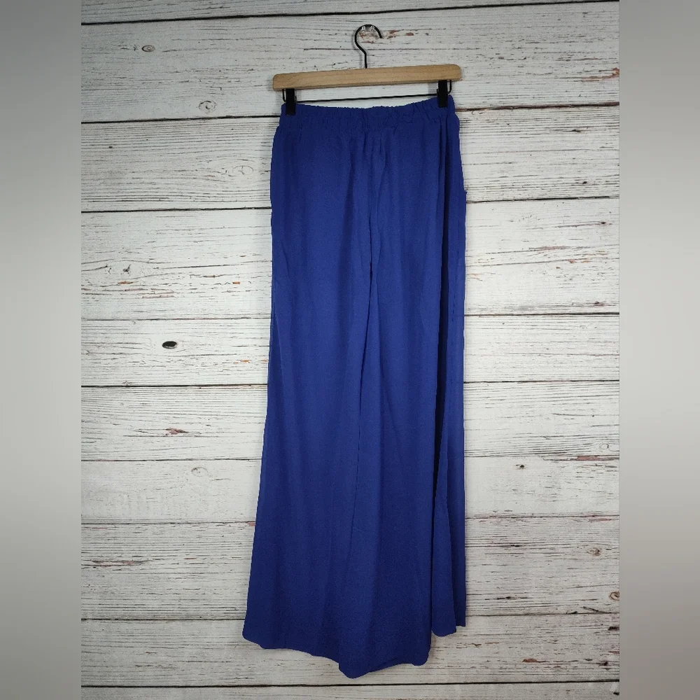 UNIQ Sheer Wide Leg Dress Pants - Picture 5 of 12